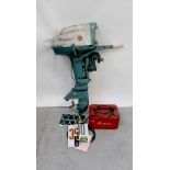 A Perkins 6 outboard motor model PJ3MS.