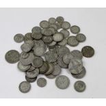 Pre-1947 half silver mixed coins, silver content approx 7.5ozt.