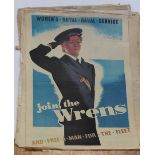 A collection of twenty-two WWII military propaganda newspaper posters,