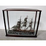 A scratch-built three-masted ship, Cetic Race',
