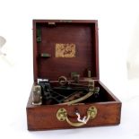 A Spencer Browning sextant stamped 'Spencer Browning & Co London',