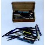 A large quantity of various fountain and other pens to include Jewel, Watermans, Sonnet and Parker,