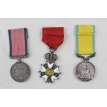 Three medals, La Crimea 1855, French issue, inscribed to 'Boatswain Josh Kellaway',