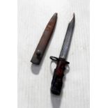 A British no7 bayonet. CONDITION REPORT Poor to average condition.