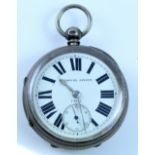 Henry Wolfe & Co, Manchester; a silver open face pocket watch, Chester 1898,