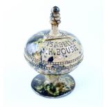 A 19th century Staffordshire Whieldon type pottery money box,