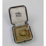 A 9ct yellow gold Queen Victoria small medallion in 9ct gold necklace pendant mount,