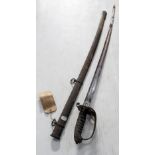 An Infantry officer's 1845 pattern sword,