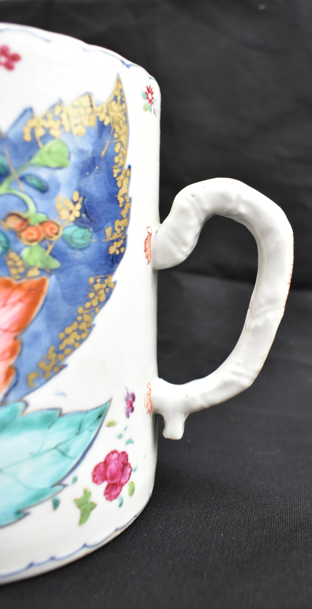 An 18th century Chinese porcelain Famille Rose mug, painted in enamels with floral decoration, - Image 14 of 14