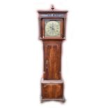 STEPHENSON OF CONGLETON; an 18th century eight day mahogany longcase clock, the brass dial with
