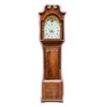 PETER LEADBEATER OF SANDBACH; a 19th century mahogany cased eight day longcase clock, the inlaid