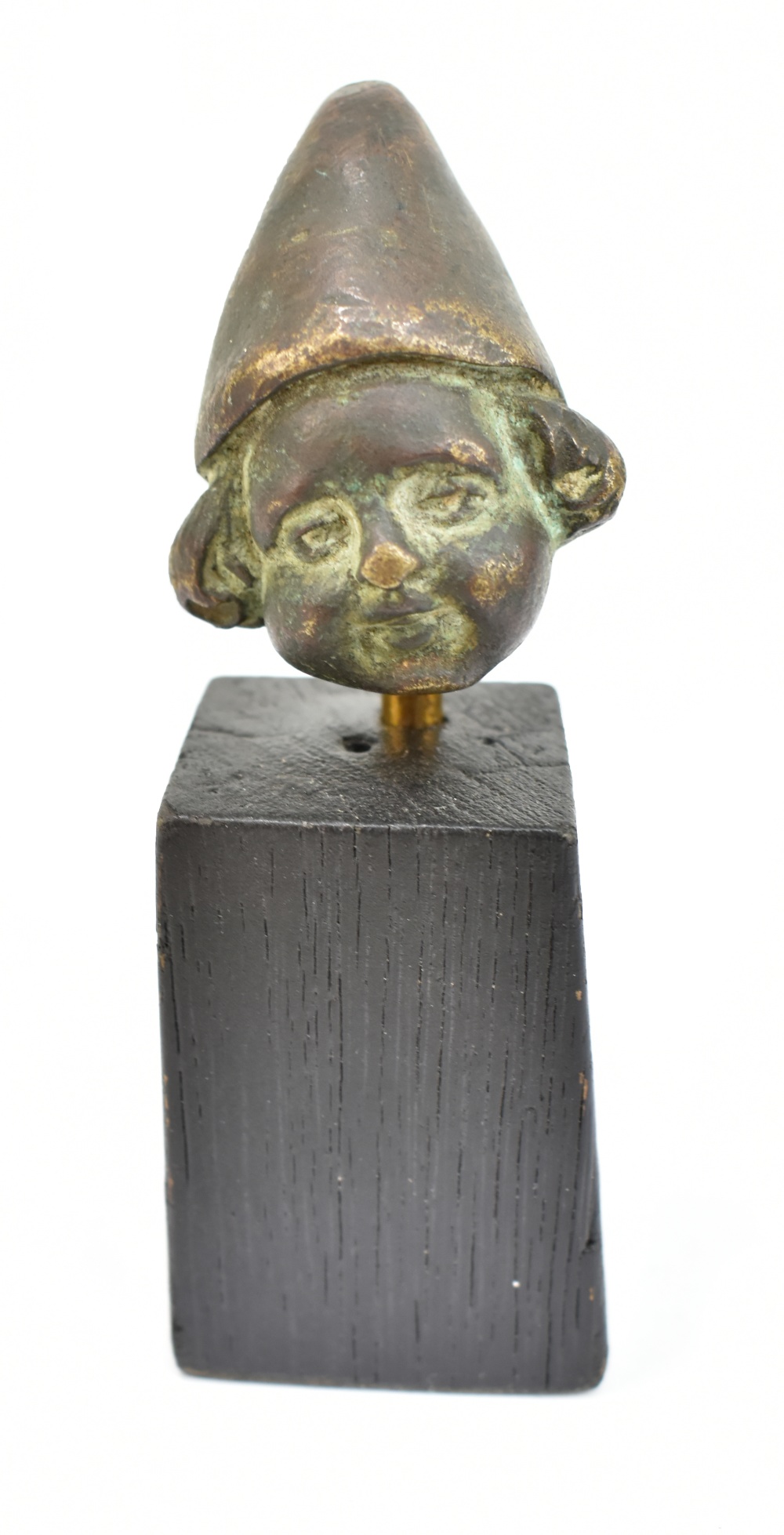 Two Roman glass bead necklaces, circa 2nd century AD, and a small bronze figural bust wearing cone - Image 9 of 18