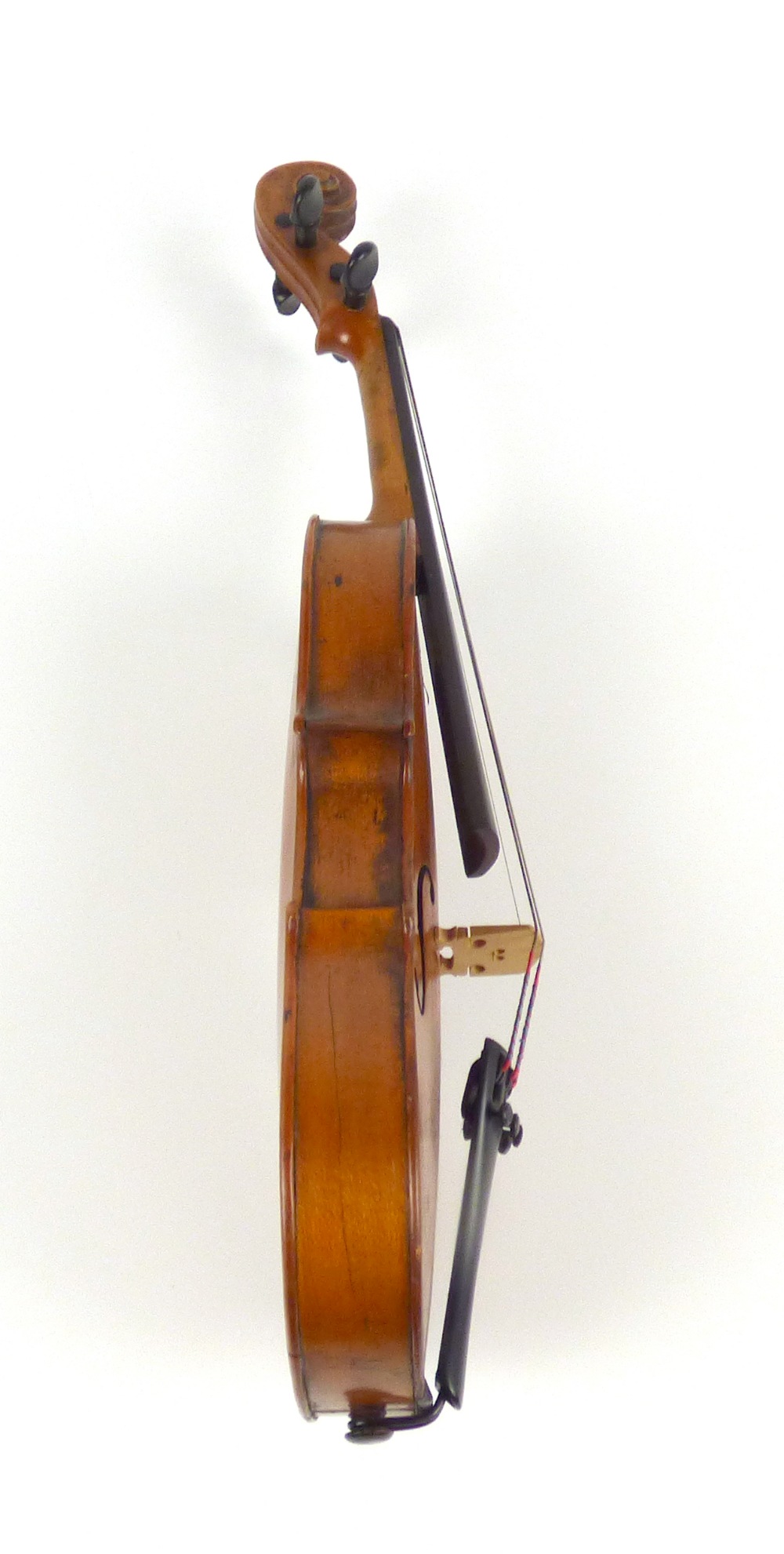 MEDIO-FINO; a French quarter size violin with one-piece back, length 25.5cm, cased. - Image 3 of 8