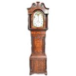 DUMVILE OF STOCKPORT; an early 19th century mahogany eight day longcase clock with twisted column