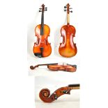 RODERICH PAESOLD; a modern German full size viola with two-piece back, length 40.8cm, with