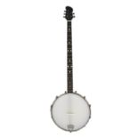 TAYLOR, LIVERPOOL; an early 20th century five string backless banjo, length 86cm