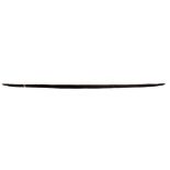 A late 19th century finely formed Australian Aboriginal bow, length 112cm.