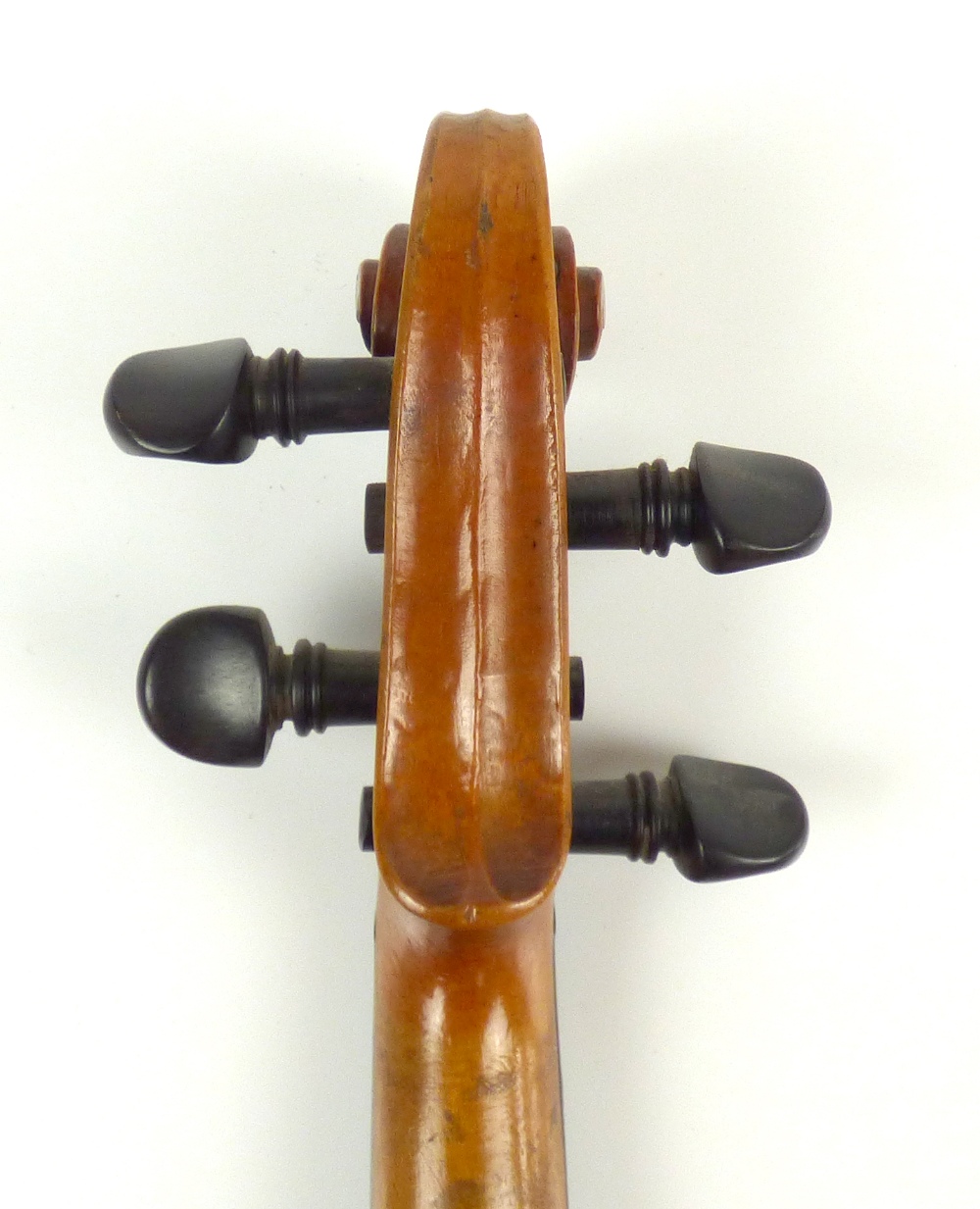 MEDIO-FINO; a French quarter size violin with one-piece back, length 25.5cm, cased. - Image 5 of 8