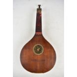 JOHN PRESTON, LONDON; a rare late 18th century cittern, stamped 'Preston Maker London' to back of