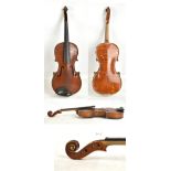 JOHN G MURDOCH & CO OF LONDON; a 'Maidstone' violin, German manufacture, length of two-piece back