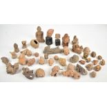 A group of 14th-15th century Javanese Majapahit kingdom terracotta busts and fragments.Additional