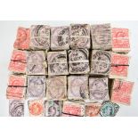 A quantity of Queen Victoria and Edward VII postage stamps.