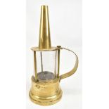 WILLIAM TEALE OF MANCHESTER; a rare brass house lamp, No.71, height 20.5cm.Additional