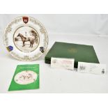 SPODE; a St. Ledger collectors' plate for Nijinsky 1970, limited edition No.699/1000 with printed
