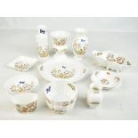 AYNSLEY; twelve pieces decorated in the 'Cottage Garden' pattern.Additional InformationGeneral