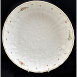 MEISSEN; an early 20th century bowl modelled after the 'Swan Service' original with scene in