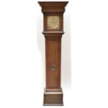 ROGERS OF LEOMINSTER; a 19th century oak cased longcase clock, the brass dial set with Roman