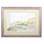 19TH CENTURY COLONIAL SCHOOL; watercolour, 'A View of James Town, Saint Helena', unsigned, 30 x