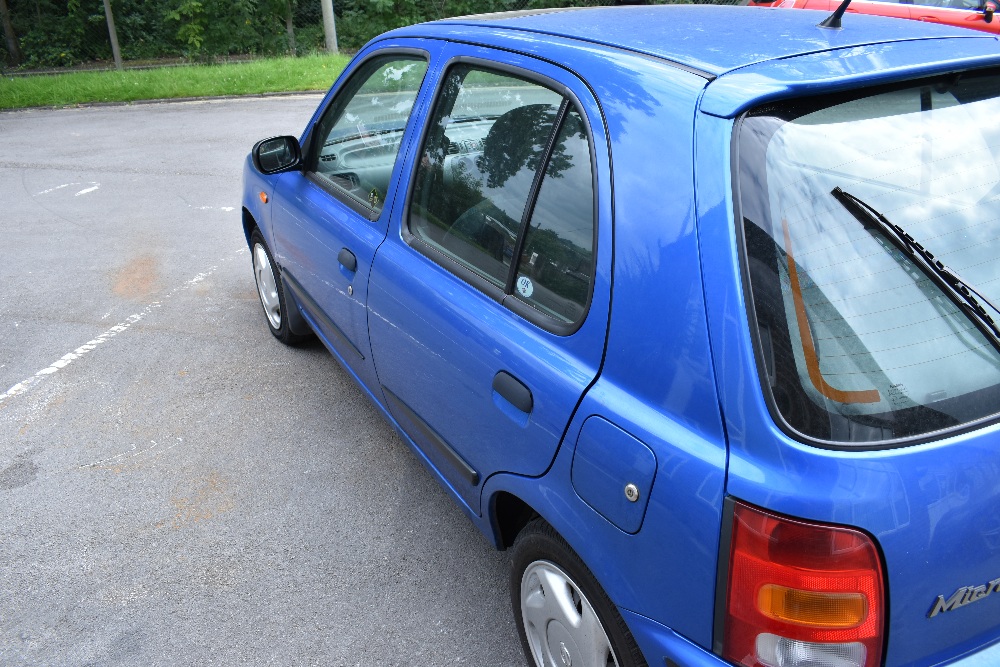 ***THIS LOT CARRIES A BUYER'S PREMIUM OF 10% + VAT*** NISSAN MICRA; registration no. S475 FMA, blue, - Image 5 of 8