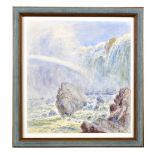 J SHERATON (LATE 19TH CENTURY); watercolour, 'Niagara Falls', signed and dated 1899 lower right,