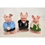 WADE; three NatWest pig money banks (3).Additional InformationLight general wear, one with small