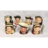 ROYAL DOULTON; Henry VIII and his six wives character set (second quality).Additional