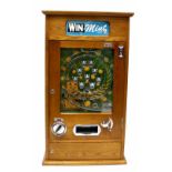 A Nostalgic Machines Ltd 'Win A Mint Packet' slot machine, 87.5 x 50cm.