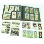 A quantity of cricket related cigarette cards,