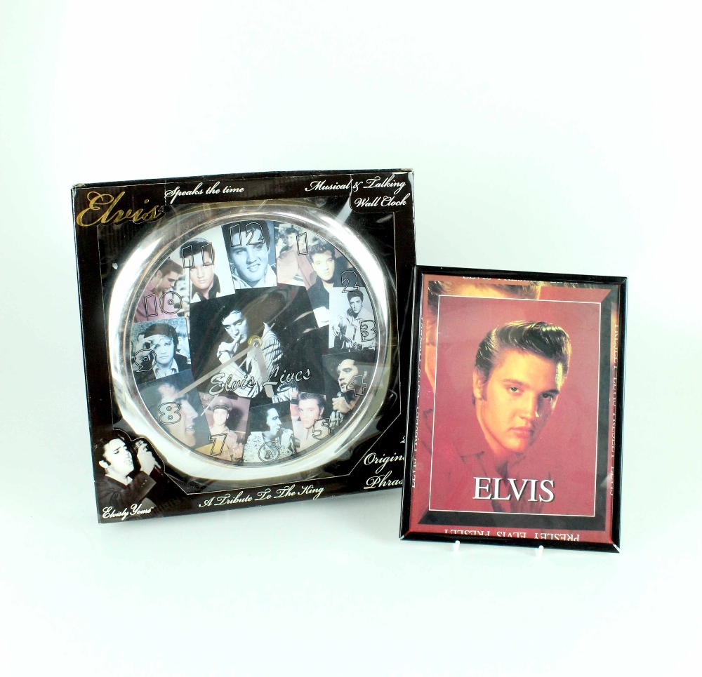 A collection of Elvis Presley gift and collectors' items including eight various pictures, - Image 2 of 2
