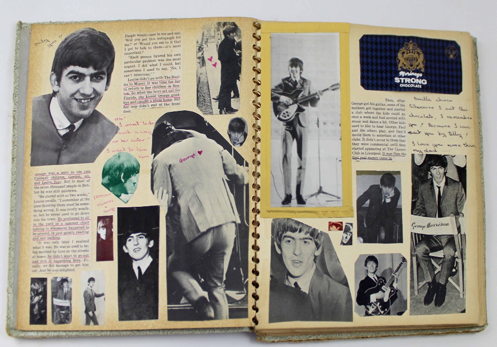 George Harrison; a scrapbook featuring black and white photographs, - Image 4 of 4
