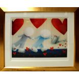 After Doug Hyde; signed limited edition print 'Love Keeps Growing', no.