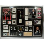 A good and well presented Frank Sinatra collection of memorabilia comprising wine bottle
