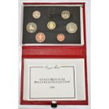 A cased United Kingdom 1998 proof coin collection with certificate.
