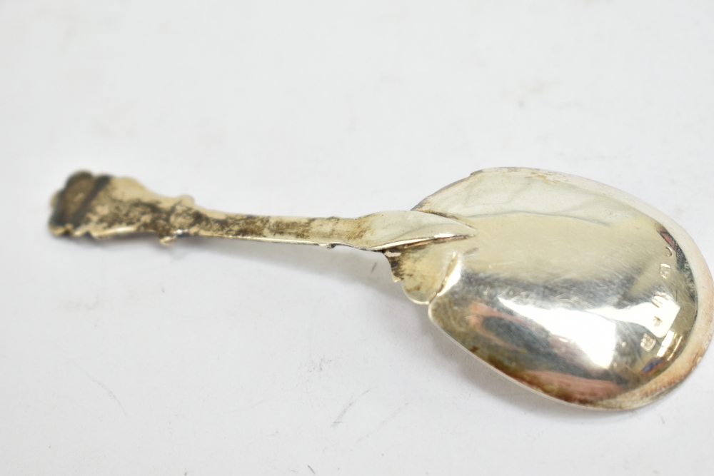 GEORGE UNITE; a Victorian hallmarked silver caddy spoon with foliate finial and bright cut detail to - Image 18 of 20