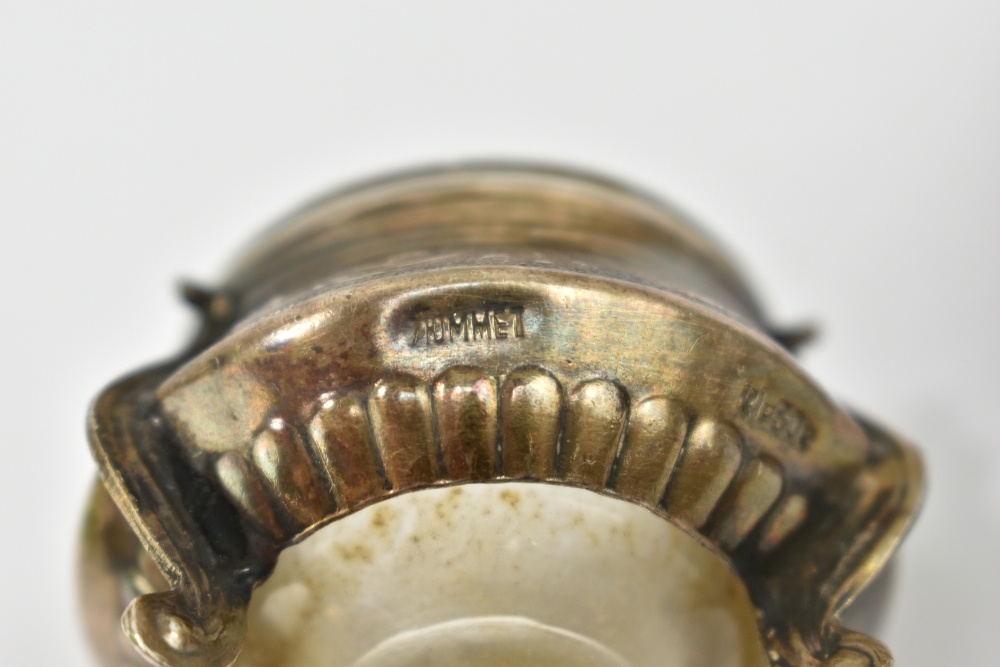 A group of late 19th/early 20th century hallmarked silver mounted and topped items including mustard - Image 11 of 22