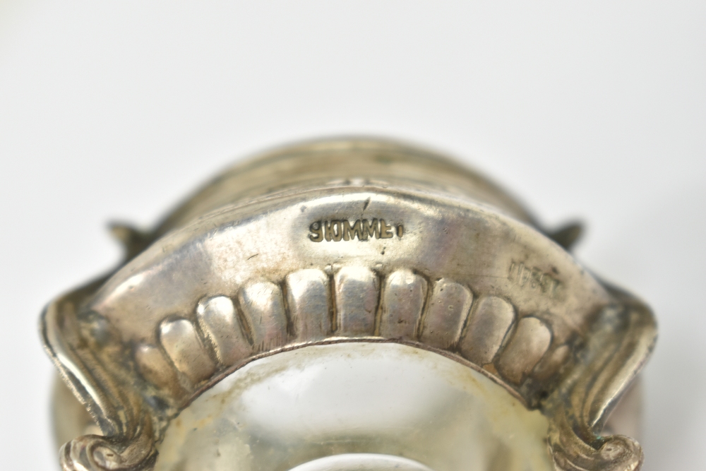 A group of late 19th/early 20th century hallmarked silver mounted and topped items including mustard - Image 14 of 22