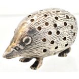 LEVI & SALAMAN; an Edward VII hallmarked silver novelty pin cushion modelled in the form of a