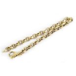 A 9ct yellow gold hoop link bracelet, length 19cm, approx 19.2g.Additional InformationIn good