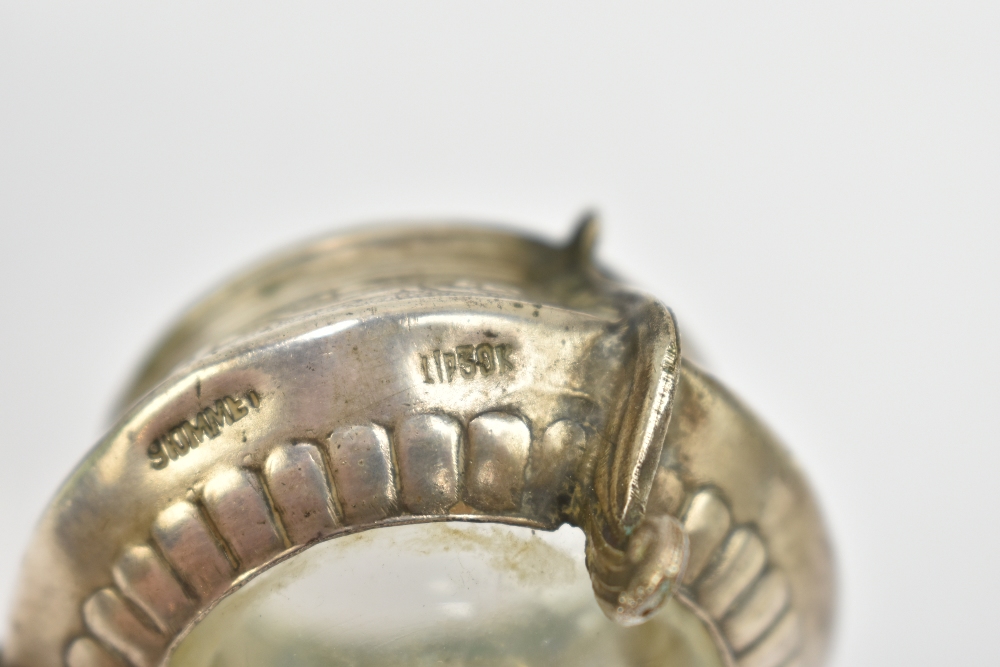 A group of late 19th/early 20th century hallmarked silver mounted and topped items including mustard - Image 15 of 22