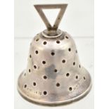 LEVI & SALAMAN; an Edward VII hallmarked silver novelty pin cushion modelled in the form of a